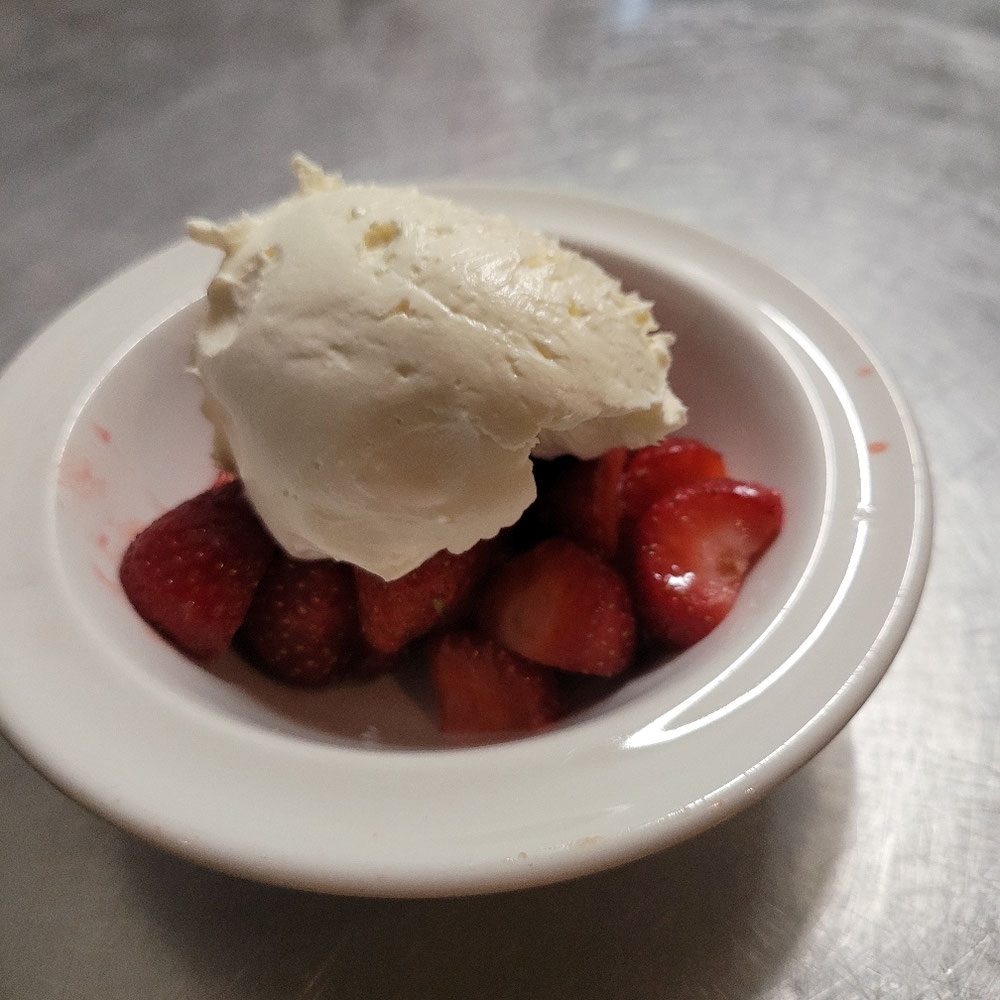 Erdbeeren mit Mascarpone