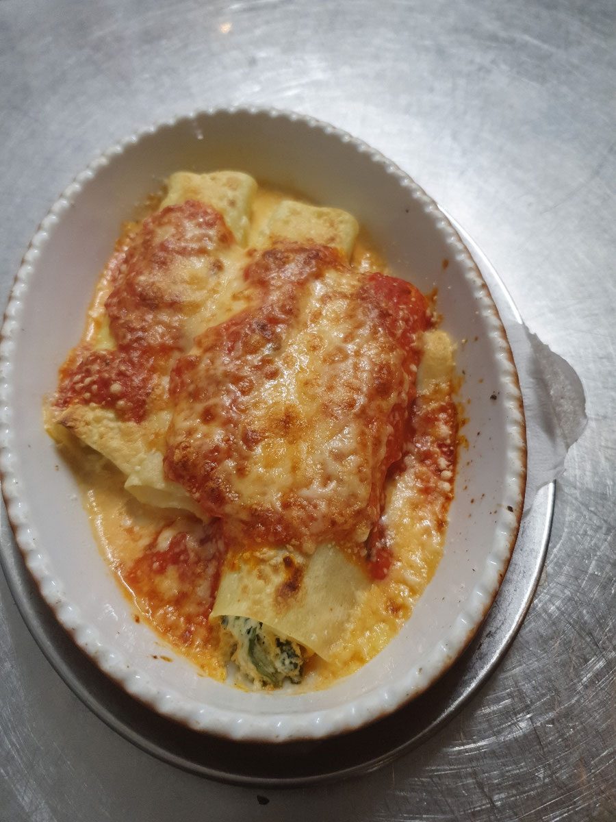 Cannelloni aus dem Ofen