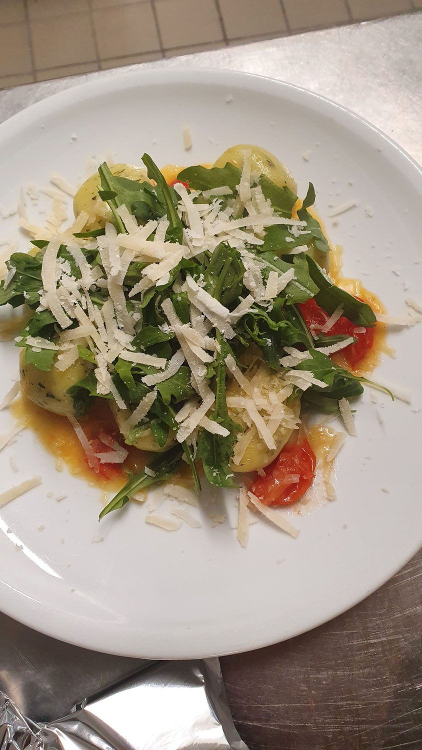 Gnocchi mit Rucola und Ricotta