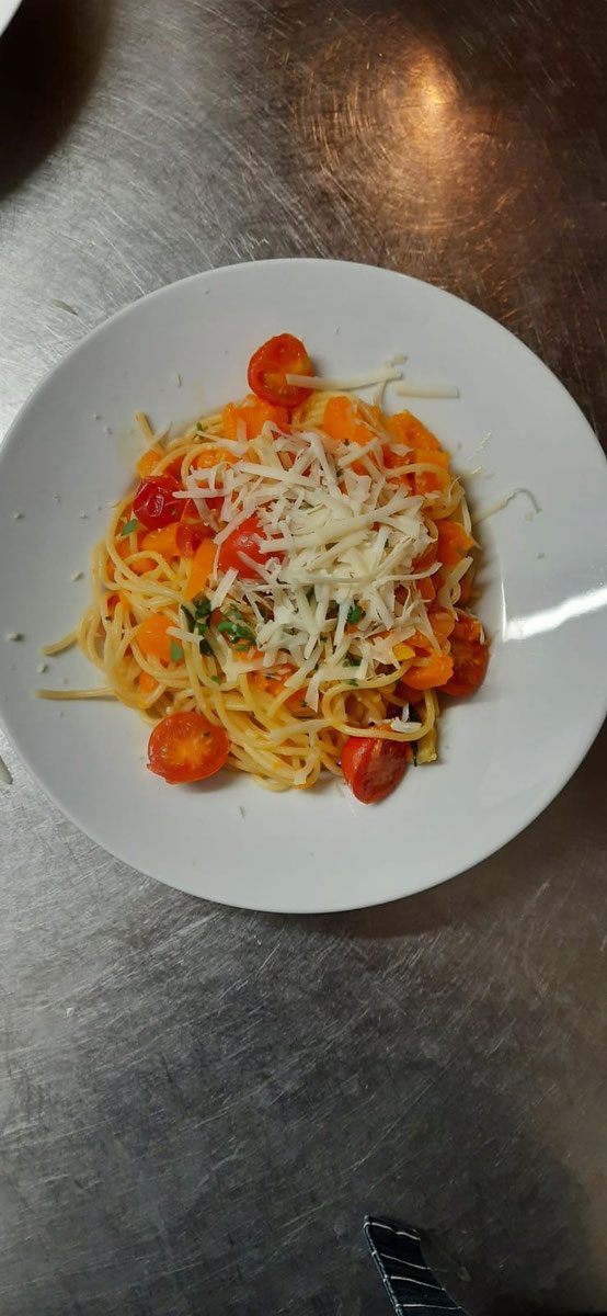 Linguine mit Kürbis